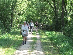 Judy Geisler; Ruth Bennett McDougal Dorrough; Dan Dorrough; IAT; Badger State Trail, WI